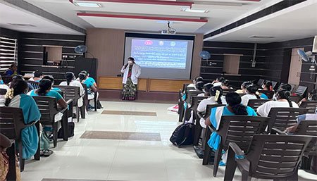 AWARENESS CLASSES CONDUCTED TO VHN/CDPO/ANM/ASHA/ AND OTHER HEALTHWORKER IN AND AROUND SALEM FOR NEWBORN SCREENING
