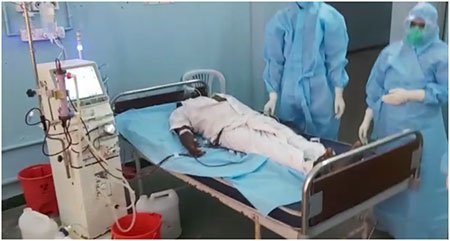 Exclusive dialysis for COVID-19 patients