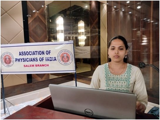 Dr. Ramya Omprakash presenting