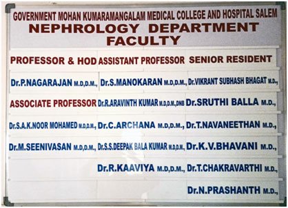 Nephrology Department & Faculty